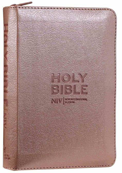 Picture of NIV BIBLE POCKET SOFT TONE ROSE GOLD