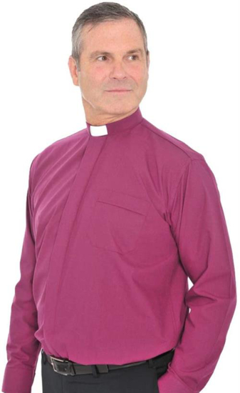 Picture of MEN'S PURPLE CLERICAL SHIRT SIZE 17