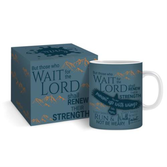 Picture of WAIT ON THE LORD MUG