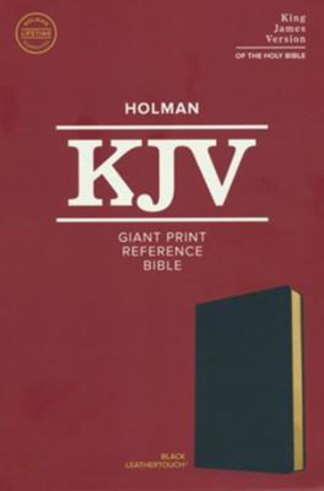 Picture of KJV GIANT PRINT BLACK LEATHERTOUCH REFERENCE BIBLE