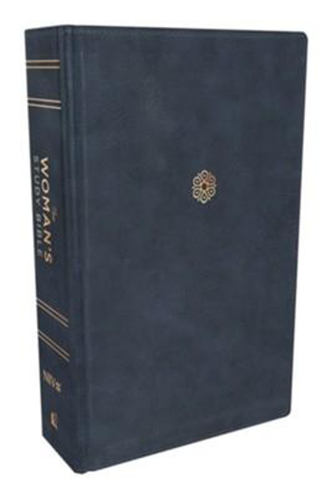 Picture of NIV WOMAN'S STUDY BIBLE BLUE LEATHER INDEXED