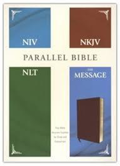 Picture of NIV / NKJV / NLT / THE MESSAGE PARALLEL BIBLE LEATHER